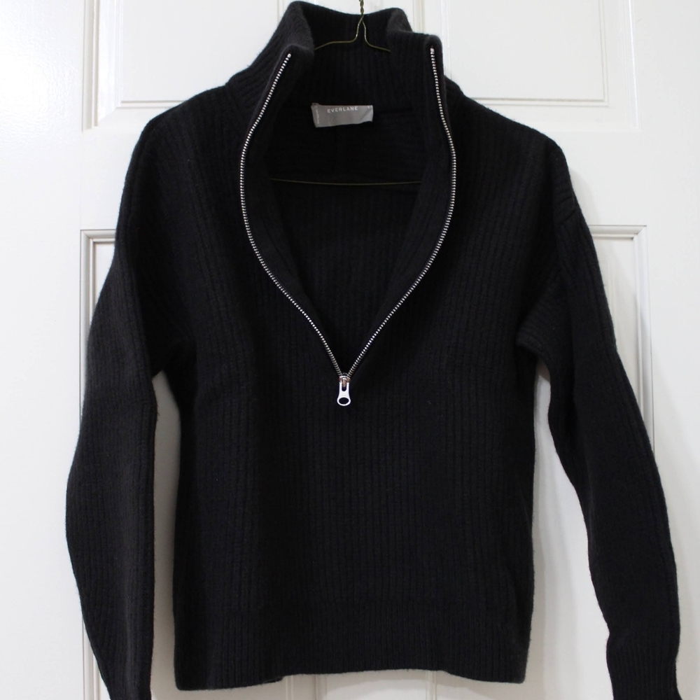 Everlane Felted Merino Half-Zip Sweater (S) - Picture 8 of 8